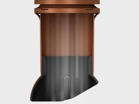 Вентиляционный выход Wirplast WiroVent EVO Е29 (неизолированный)