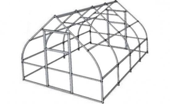 Теплица Капля 25x25