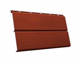 Металлический сайдинг Grand Line ЭкоБрус 3D Velur