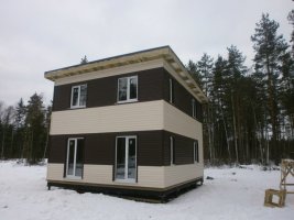 Сайдинг Tecos Ardennes корабельный брус Акрил Арабика