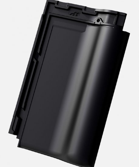 Керамическая черепица Mladost Mediteran PRO Black Matt engobe