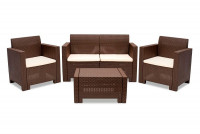Комплект мебели NEBRASKA TERRACE Set 2 (стол, 2 кресла, диван) венге