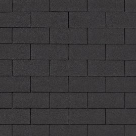 Гибкая черепица Quiet tile Brick черный