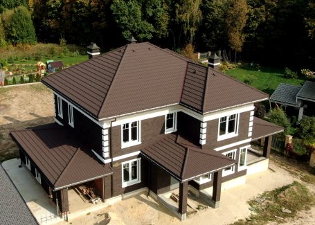 Композитная черепица Metrotile Mistral  Айрон-барк