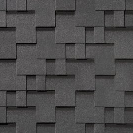 Гибкая черепица Quiet tile Gallery Серый умбра