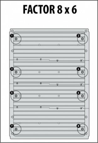 Пластиковый сарай Keter Factor 8х6