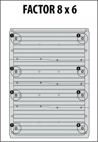 Пластиковый сарай Keter Factor 8х6