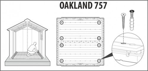 Пластиковый сарай Keter Oakland 757