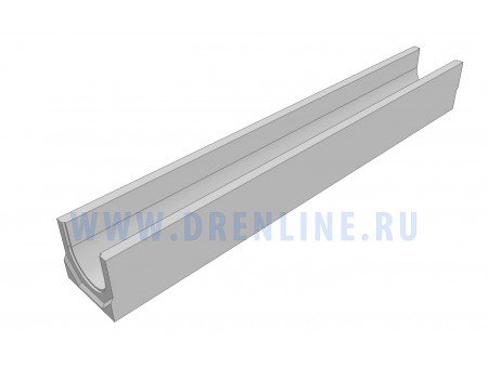 Лоток водоотводный Дренлайн бетонный  Standart DN100 h145