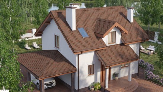 Мягкая кровля Тегола Лацио Уника Nocciola 418
