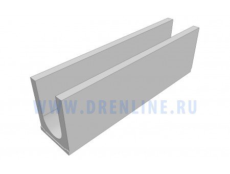 Лоток водоотводный Дренлайн бетонный Standart DN150 h190