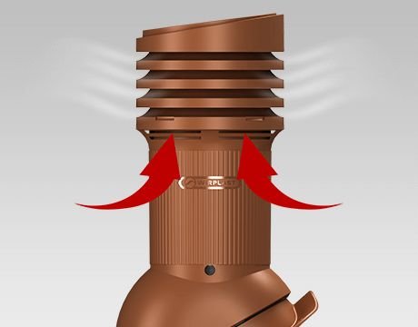 Вентиляционный выход Wirplast WiroVent EVO Е30 (изолированный)