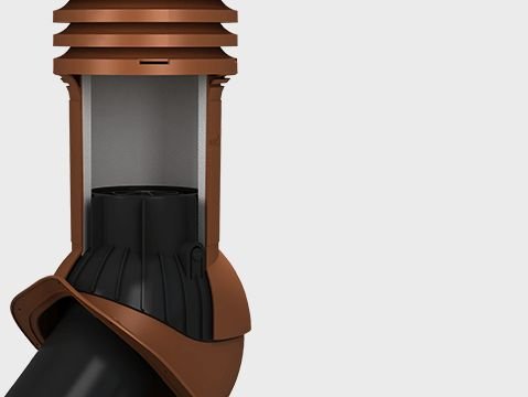 Вентиляционный выход Wirplast WiroVent EVO Е30 (изолированный)